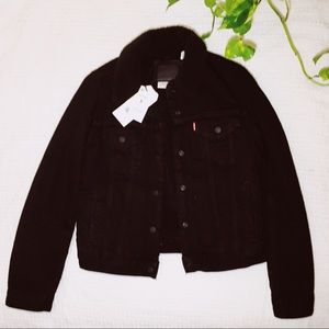 Levi’s | Black Original Sherpa Trucker Jacket